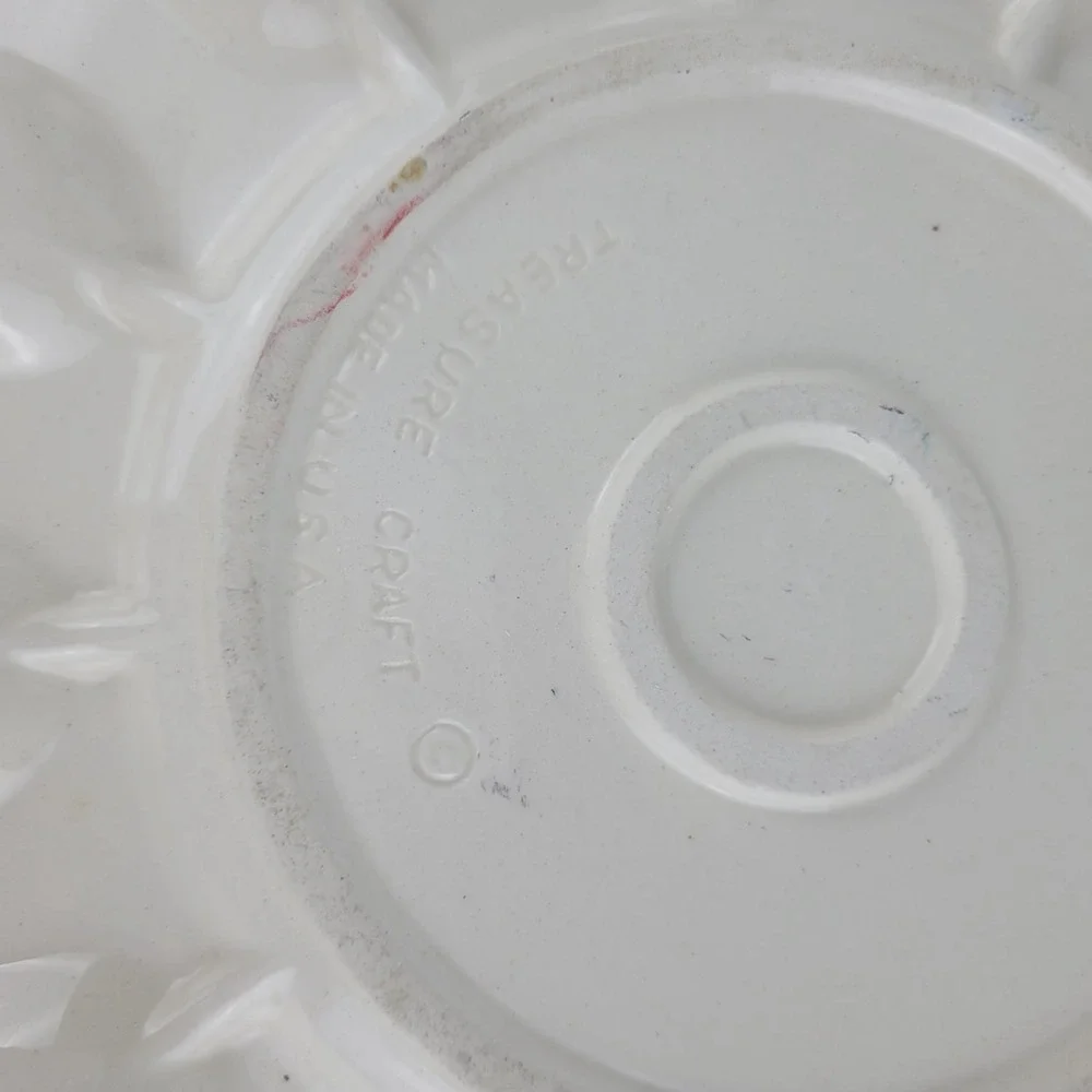 Vintage‎ Treasure Craft Ceramic Egg Platter